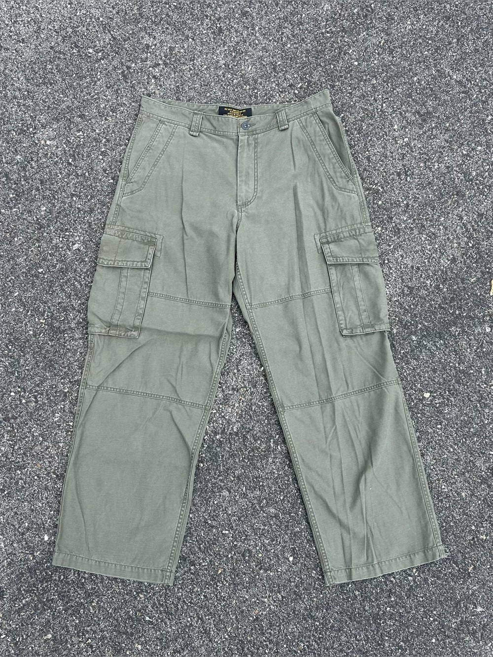 Vintage Old Navy Surplus Cargo Pants Mens 34/30 Y2K Grunge Skater Baggy Canvas